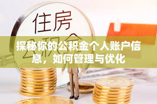 平罗探秘你的公积金个人账户信息，如何管理与优化