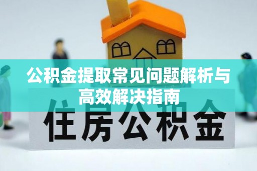 平罗公积金提取常见问题解析与高效解决指南