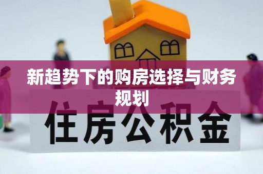 平罗新趋势下的购房选择与财务规划