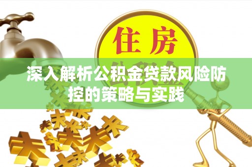 平罗深入解析公积金贷款风险防控的策略与实践