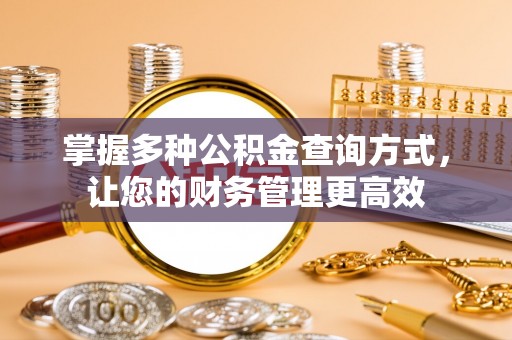 平罗掌握多种公积金查询方式，让您的财务管理更高效