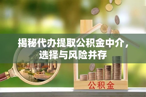 平罗揭秘代办提取公积金中介，选择与风险并存