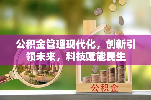 平罗公积金管理现代化，创新引领未来，科技赋能民生