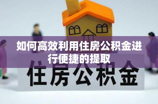 平罗如何高效利用住房公积金进行便捷的提取