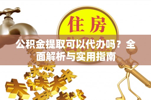 平罗公积金提取可以代办吗？全面解析与实用指南
