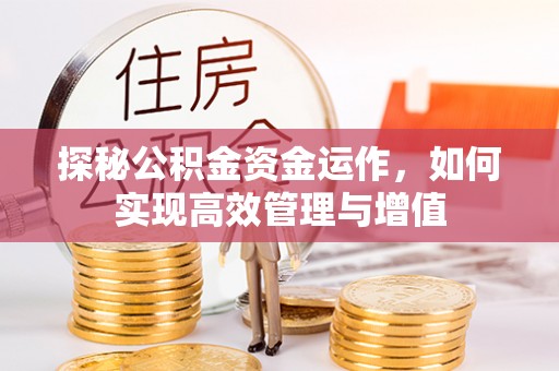平罗探秘公积金资金运作，如何实现高效管理与增值